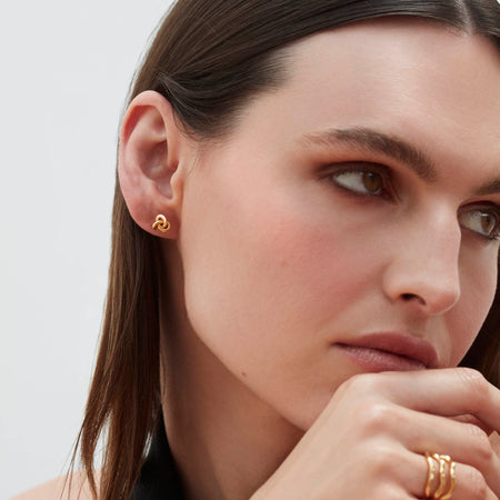 Amara Mini Studs Silver